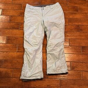 Women’s XL Columbia Ski Pants - Mint Blue